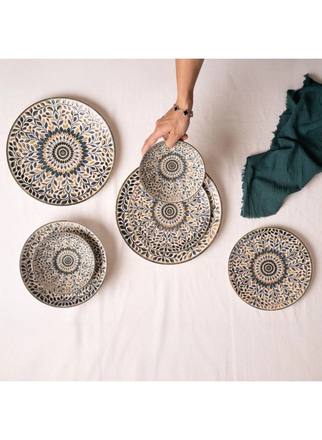 Home Pro Heritage Leaf Dinner Set - Image 1